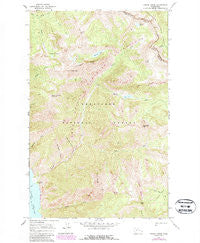 Prince Creek Washington Historical topographic map, 1:24000 scale, 7.5 X 7.5 Minute, Year 1969