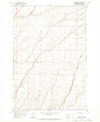 Prior Ranch Washington Historical topographic map, 1:24000 scale, 7.5 X 7.5 Minute, Year 1965
