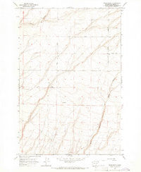 Prior Ranch Washington Historical topographic map, 1:24000 scale, 7.5 X 7.5 Minute, Year 1965