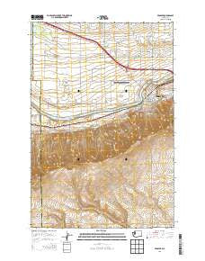 Prosser Washington Current topographic map, 1:24000 scale, 7.5 X 7.5 Minute, Year 2013