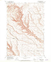 Prosser SW Washington Historical topographic map, 1:24000 scale, 7.5 X 7.5 Minute, Year 1965