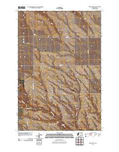 Prosser SE Washington Historical topographic map, 1:24000 scale, 7.5 X 7.5 Minute, Year 2011