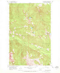 Pugh Mountain Washington Historical topographic map, 1:24000 scale, 7.5 X 7.5 Minute, Year 1966