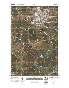 Pullman Washington Historical topographic map, 1:24000 scale, 7.5 X 7.5 Minute, Year 2011