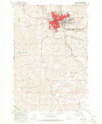 Pullman Washington Historical topographic map, 1:24000 scale, 7.5 X 7.5 Minute, Year 1964