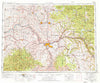 Pullman Washington Historical topographic map, 1:250000 scale, 1 X 2 Degree, Year 1955