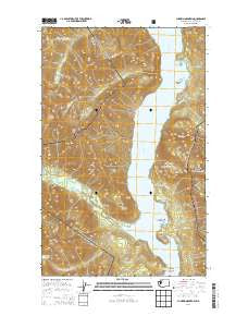 Pumpkin Mountain Washington Current topographic map, 1:24000 scale, 7.5 X 7.5 Minute, Year 2014