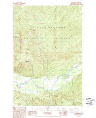 Purcell Mtn. Washington Historical topographic map, 1:24000 scale, 7.5 X 7.5 Minute, Year 1989