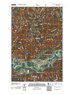 Purcell Mountain Washington Historical topographic map, 1:24000 scale, 7.5 X 7.5 Minute, Year 2011