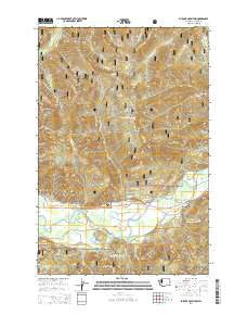 Purcell Mountain Washington Current topographic map, 1:24000 scale, 7.5 X 7.5 Minute, Year 2014