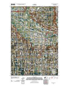 Puyallup Washington Historical topographic map, 1:24000 scale, 7.5 X 7.5 Minute, Year 2011