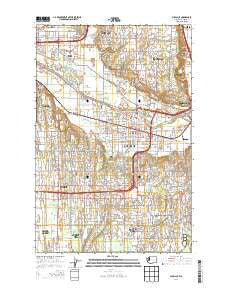 Puyallup Washington Current topographic map, 1:24000 scale, 7.5 X 7.5 Minute, Year 2014