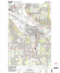 Puyallup Washington Historical topographic map, 1:24000 scale, 7.5 X 7.5 Minute, Year 1997