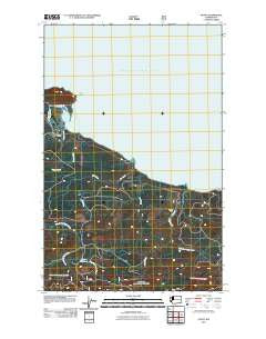 Pysht Washington Historical topographic map, 1:24000 scale, 7.5 X 7.5 Minute, Year 2011