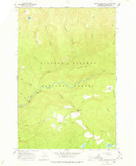 Quartz Creek Butte Washington Historical topographic map, 1:24000 scale, 7.5 X 7.5 Minute, Year 1965