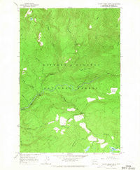 Quartz Creek Butte Washington Historical topographic map, 1:24000 scale, 7.5 X 7.5 Minute, Year 1965
