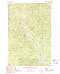 Quartz Mountain Washington Historical topographic map, 1:24000 scale, 7.5 X 7.5 Minute, Year 1989