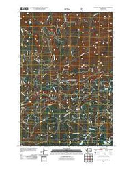 Quartz Creek Butte Washington Historical topographic map, 1:24000 scale, 7.5 X 7.5 Minute, Year 2011