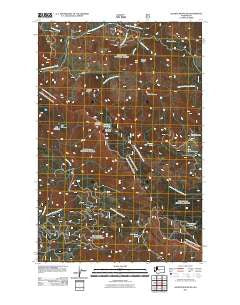 Quartz Mountain Washington Historical topographic map, 1:24000 scale, 7.5 X 7.5 Minute, Year 2011