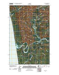 Queets Washington Historical topographic map, 1:24000 scale, 7.5 X 7.5 Minute, Year 2011