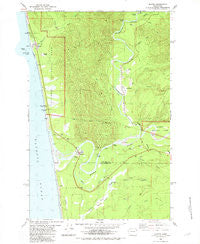 Queets Washington Historical topographic map, 1:24000 scale, 7.5 X 7.5 Minute, Year 1982