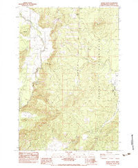 Quigley Butte Washington Historical topographic map, 1:24000 scale, 7.5 X 7.5 Minute, Year 1983