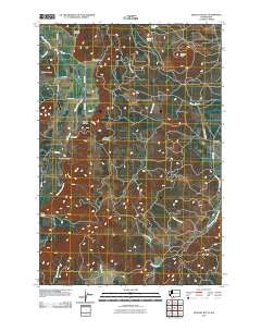 Quigley Butte Washington Historical topographic map, 1:24000 scale, 7.5 X 7.5 Minute, Year 2011