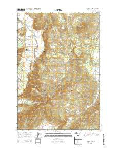 Quigley Butte Washington Current topographic map, 1:24000 scale, 7.5 X 7.5 Minute, Year 2014