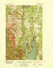 Quilcene Washington Historical topographic map, 1:62500 scale, 15 X 15 Minute, Year 1940
