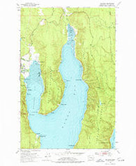 Quilcene Washington Historical topographic map, 1:24000 scale, 7.5 X 7.5 Minute, Year 1953