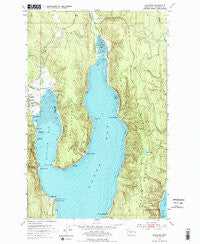 Quilcene Washington Historical topographic map, 1:24000 scale, 7.5 X 7.5 Minute, Year 1953