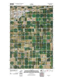 Quincy Washington Historical topographic map, 1:24000 scale, 7.5 X 7.5 Minute, Year 2011