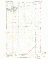 Quincy Washington Historical topographic map, 1:24000 scale, 7.5 X 7.5 Minute, Year 1966