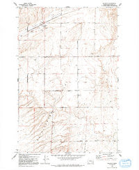 Ralston Washington Historical topographic map, 1:24000 scale, 7.5 X 7.5 Minute, Year 1972