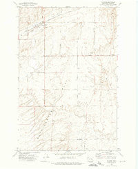 Ralston Washington Historical topographic map, 1:24000 scale, 7.5 X 7.5 Minute, Year 1972