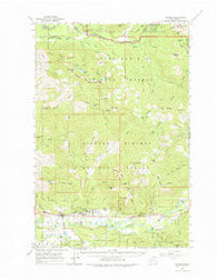 Randle Washington Historical topographic map, 1:62500 scale, 15 X 15 Minute, Year 1962