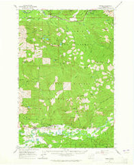 Randle Washington Historical topographic map, 1:62500 scale, 15 X 15 Minute, Year 1962
