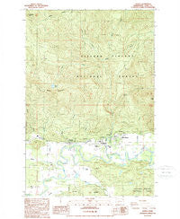 Randle Washington Historical topographic map, 1:24000 scale, 7.5 X 7.5 Minute, Year 1989