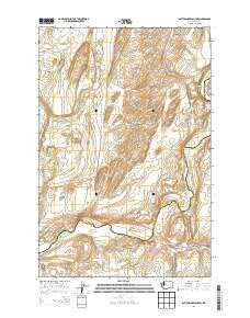 Rattlesnake Canyon Washington Current topographic map, 1:24000 scale, 7.5 X 7.5 Minute, Year 2013