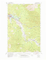 Raymond Washington Historical topographic map, 1:62500 scale, 15 X 15 Minute, Year 1955