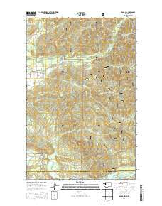 Reade Hill Washington Current topographic map, 1:24000 scale, 7.5 X 7.5 Minute, Year 2014