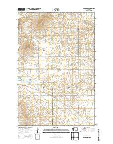 Reardan East Washington Current topographic map, 1:24000 scale, 7.5 X 7.5 Minute, Year 2014