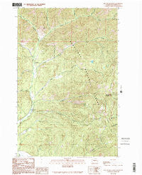 Red Top Mountain Washington Historical topographic map, 1:24000 scale, 7.5 X 7.5 Minute, Year 1989