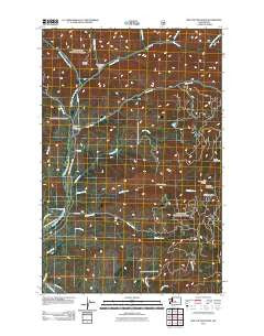 Red Top Mountain Washington Historical topographic map, 1:24000 scale, 7.5 X 7.5 Minute, Year 2011