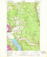 Redmond Washington Historical topographic map, 1:24000 scale, 7.5 X 7.5 Minute, Year 1950
