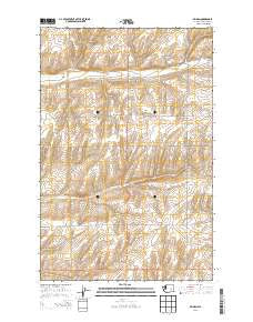 Reiman Washington Current topographic map, 1:24000 scale, 7.5 X 7.5 Minute, Year 2013