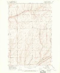 Reiman SE Washington Historical topographic map, 1:24000 scale, 7.5 X 7.5 Minute, Year 1967