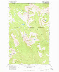 Remmel Mtn. Washington Historical topographic map, 1:24000 scale, 7.5 X 7.5 Minute, Year 1969
