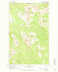 Remmel Mtn. Washington Historical topographic map, 1:24000 scale, 7.5 X 7.5 Minute, Year 1969