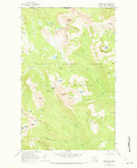 Remmel Mtn. Washington Historical topographic map, 1:24000 scale, 7.5 X 7.5 Minute, Year 1969